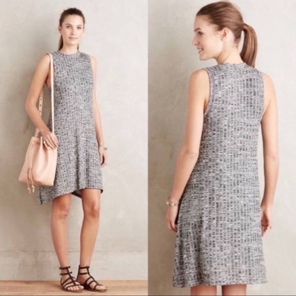 Anthropologie Gray Sleeveless Dress - Picture 1 of 7